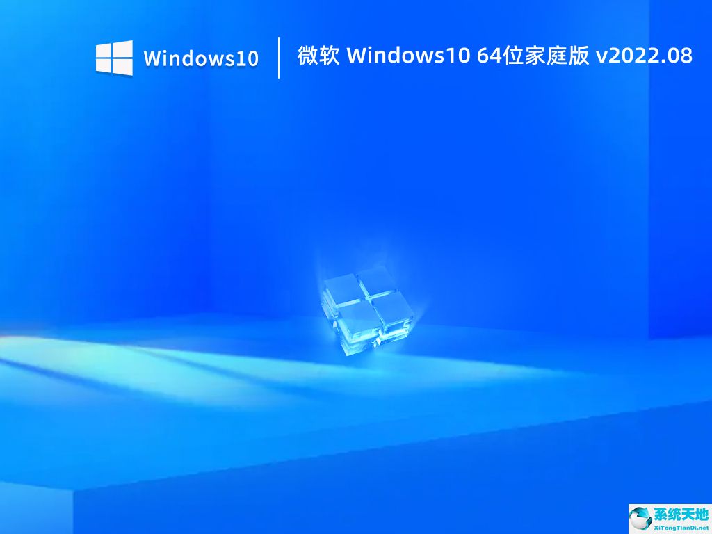 微軟 Windows10 64位家庭版 v2022.08